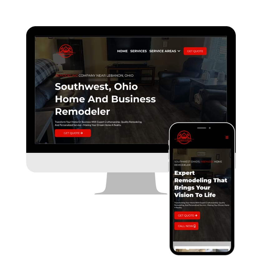 Home remodeling company website