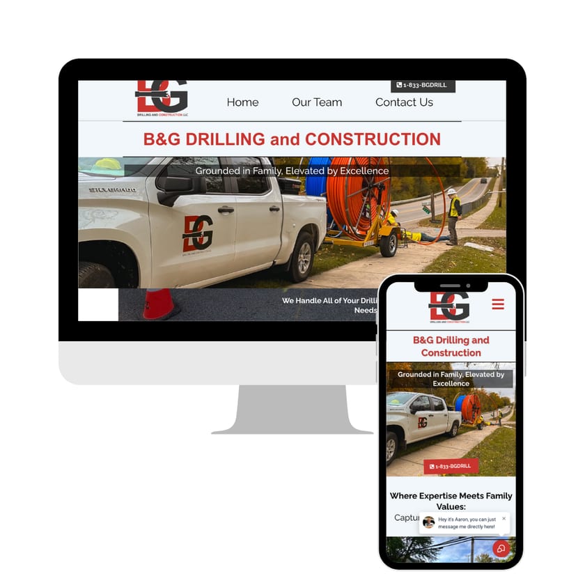 Construction company website